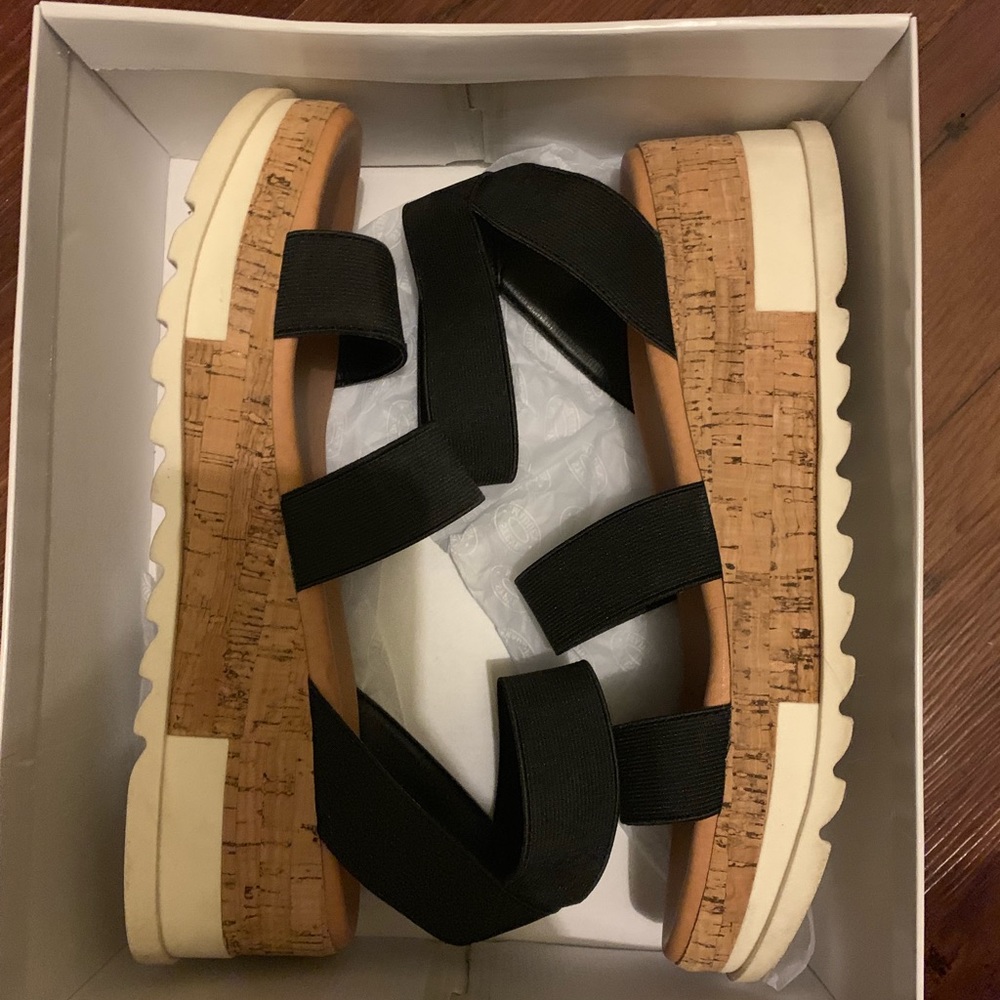 Steve Madden Bandi Platform Wedge Sandal